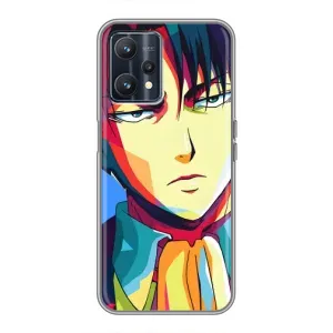 Чехлы Персонажи Аниме Наруто для Realme 9 (AlphaPrint) (Леви Аккерман)