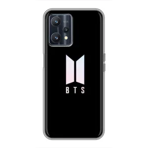 Чехлы BTS для Realme 9 (AlphaPrint) (Лого BTS)