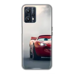 Силиконовый чехол Маквин для Realme 9 (Скоростной Маквин)