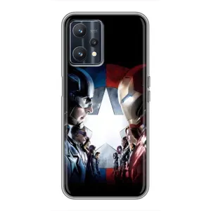 Чехлы с героями Марвел Realme 9 (VPrint) (Марвел стайл)