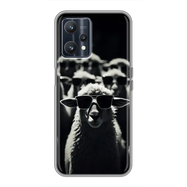 Чехол с принтом «Овечка в очках» для Realme 9