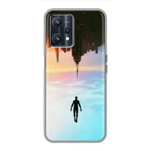 Чехол с человеком пауком для Realme 9 - (AlphaPrint) (Паук человек)