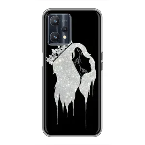 Чехол с Короной Реалми 9 - (AlphaPrint) (Принцесса)