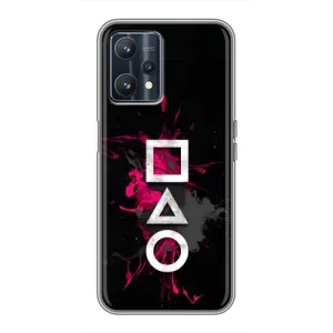 Чохол Гра в кальмара для Realme 9 (Символи Гра кальмара)