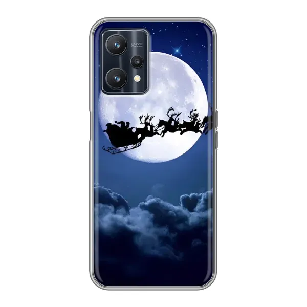Чохол з принтом «Санта - місяць» для Realme 9