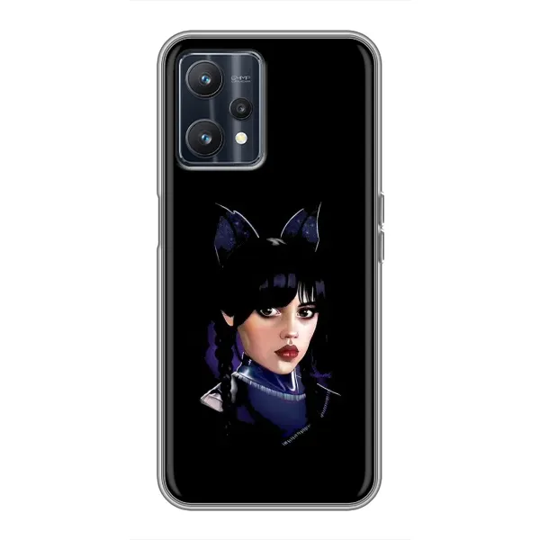 Чохол з принтом «серйозна Венздей» для Realme 9