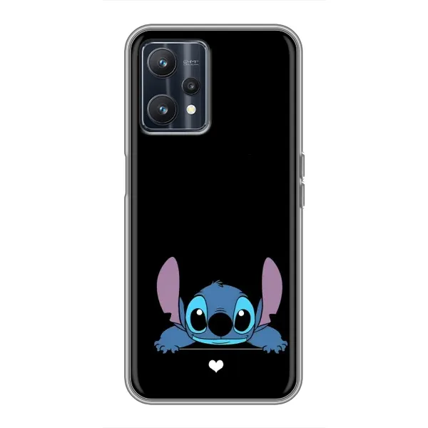 Чохол з принтом «Стіч на чорному» для Realme 9