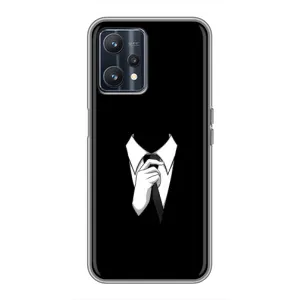 Чехол для Реалми 9 - (AlphaPrint) с печатью (ТОП продаж) (Стиляга)