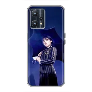 Силиконовый чехол с картинкой для Realme 9 (Венсдей)