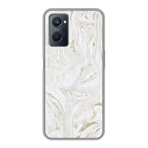 Мраморний чехол на Realme 9i (VPrint) (Білий мрамор)