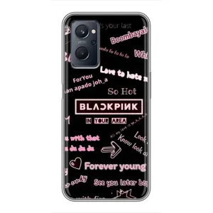 Чехол с музыкальной группой для Realme 9i (BLACKPINK)