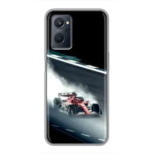 Чехол с принтом «Болид гоночный» для Realme 9i