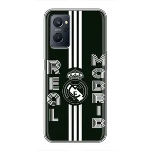 ФК Реал Мадрид чехлы для Realme 9i (AlphaPrint) (черно белый Реал)