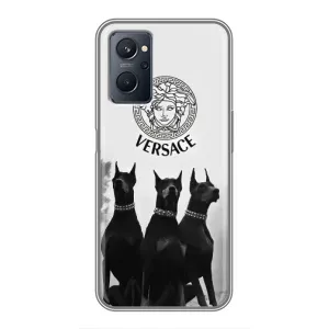 Чехлы VERSACE для Реалми 9i (PREMIUMPrint) (Доберман Версаче)