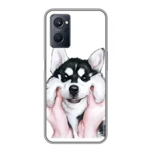 Чохли з собаками для Realme 9i (VPrint) (Радісний Хаскі)