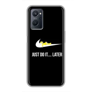 Чехол с Симпсонами для Realme 9i (VPrint) (Гомер Later)