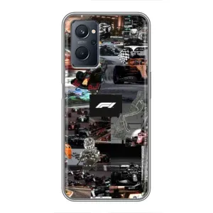 Чехол с принтом «Гоночный коллаж Ф1» для Realme 9i