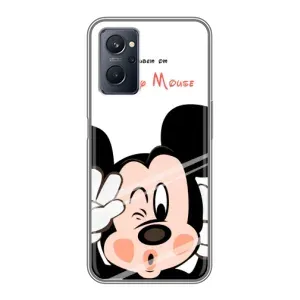 Эксклюзивный чехол для Realme 9i (AlphaPrint - Мультяшные) (Маус Микки)