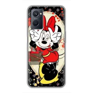 Чехол Disney Mouse Realme 9i (PREMIUMPrint) (Минни peace)