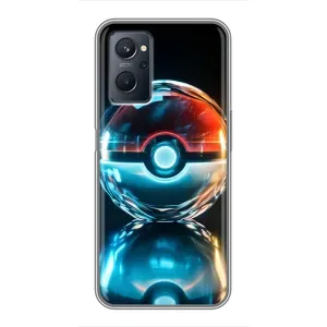 Чехол с Пикачу на Realme 9i (Мяч Пикачу)