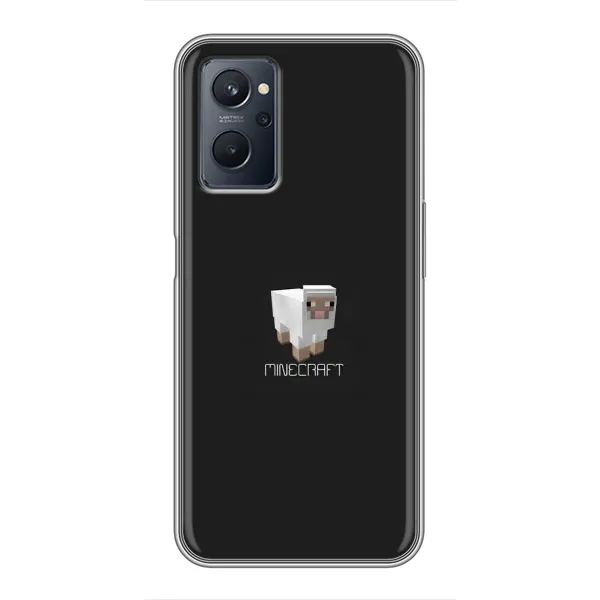 Чехол с принтом «Овечка Майнкрафт» для Realme 9i