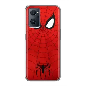 Чехол с человеком пауком для Realme 9i - (AlphaPrint) (Паук (Марвел))