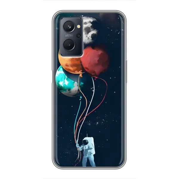 Чехол с принтом «Планеты шарики» для Realme 9i