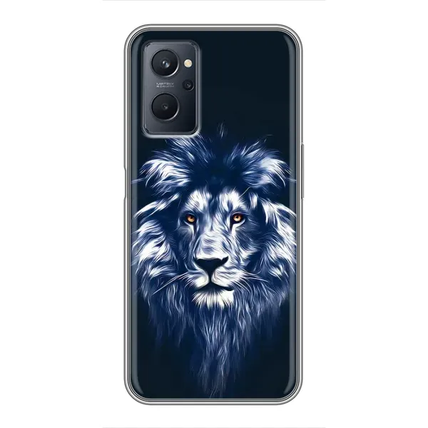Чехол с принтом «Синий Лев» для Realme 9i
