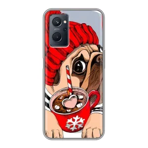 Чохли з собаками для Realme 9i (VPrint) (Песик в шапці)