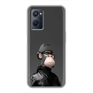 Чехлы с Обезьянами NFT для Realme 9i (AlphaPrint) (стильная обезьяна NFT)