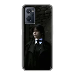 Чохол з дизайном Венздей 2 на Realme 9i (Темний стиль Венздей)