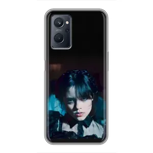 Чохли Венсдей на Realme 9i Уенсдей (AlphaPrint) (погляд Венздей)