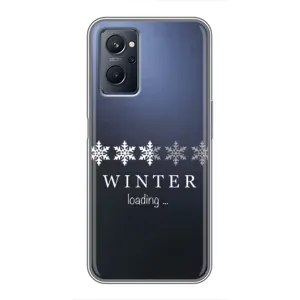 Зимние Чехлы для Реалми 9i - прозрачный фон (Winter loading)
