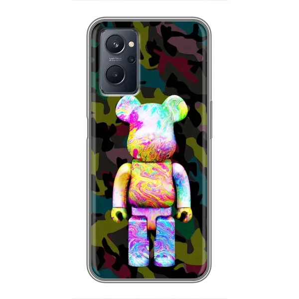 Чехол с принтом «Яркий Bearbrick» для Realme 9i