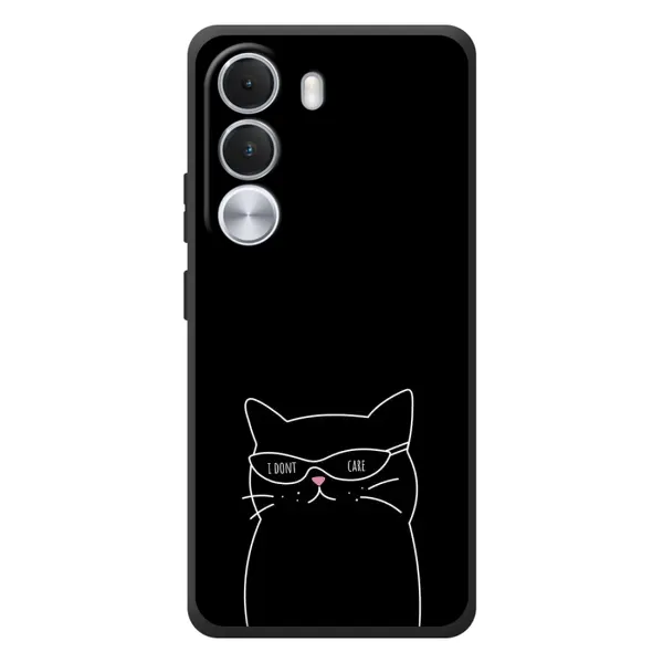 Чехол с принтом «Равнодушный кот» для Realme C100i
