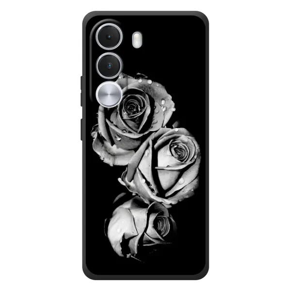 Чохол з принтом «Чорна троянда» для Realme C100i Чохол з принтом «Чорна троянда» для Realme C100i