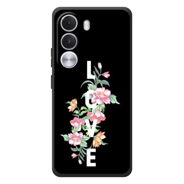 Чохол з принтом «Квіти LOVE» для Realme C100i