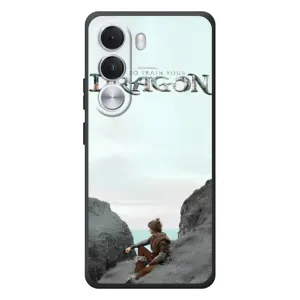Чохол як приборкати дракона на Realme C100i (Дракон лого)