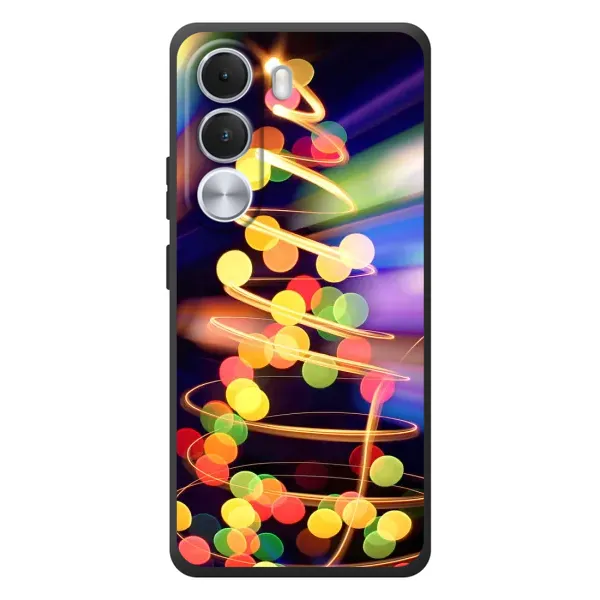 Чохол з принтом «Ялинка в огоньках» для Realme C100i