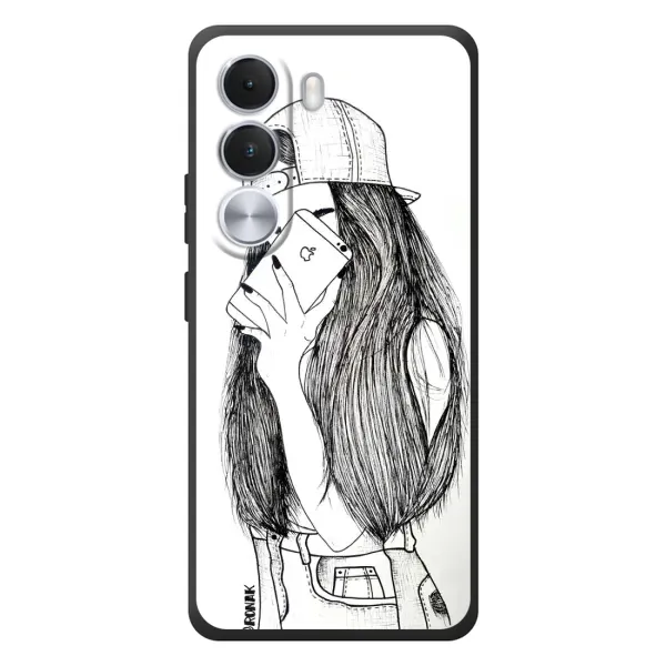 Чохол з принтом «Фото дівчини» для Realme C100i