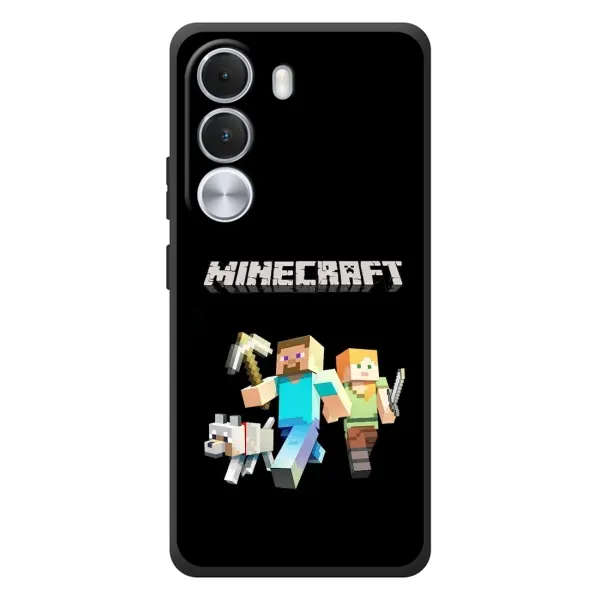 Чохол з принтом «герої Minecraft» для Realme C100i