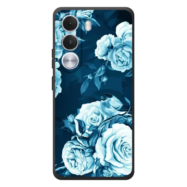 Чехол с принтом «Голубые Бутоны» для Realme C100i