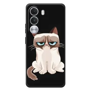 Чохол з принтом для Realme C100i (AlphaPrint) Модні коти (Сумний кіт)
