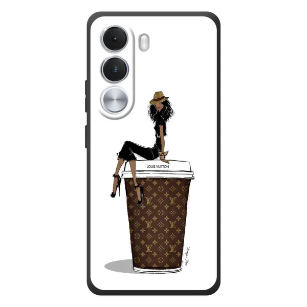 Чехол с принтом «кофе LOUIS VUITTON» для Realme C100i