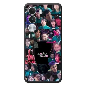 Чохол Гра в кальмара для Realme C100i (Колаж Гра кальмара)