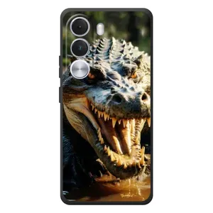 Чохол з картинкою 'Хижаки' для Realme C100i (Небезпечний крокодил)