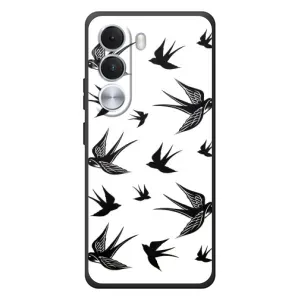 Чехол с птицами на Realme C100i (VPrint) (Ласточки)