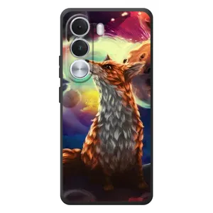 Чохли з картинкою Лисичка для Realme C100i (VPrint) (Лисичка в космосі)