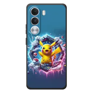 Чохол з Пікачу на Realme C100i (Лого Пікачу)