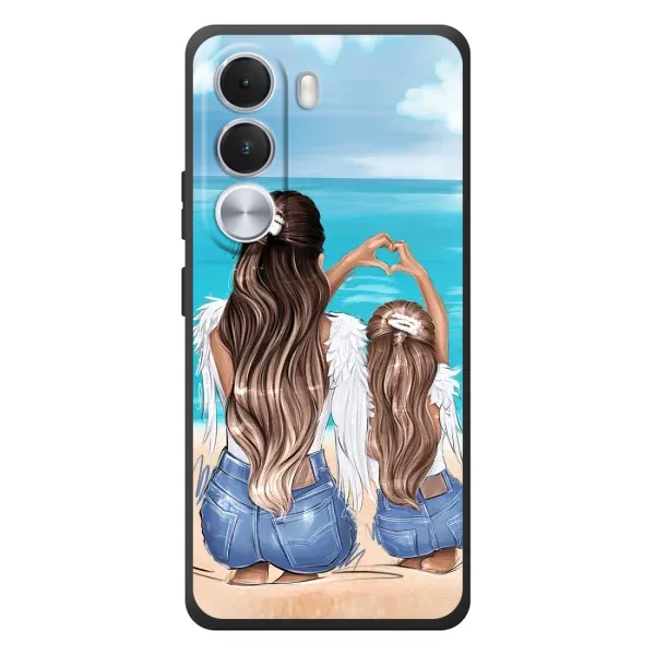 Чехол с принтом «Мама с доченькой» для Realme C100i